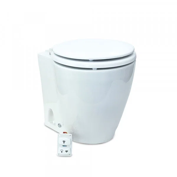 07-03-045 – ALBIN Toilet, Permanent White Wooden Seat With 13 Inch Seat Height Rocker Switch Control Panel With Norma...